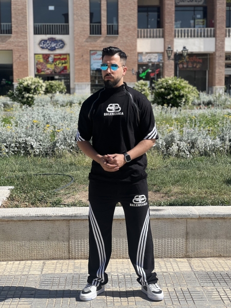 ست تیشرت و اسلش بگ