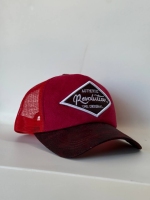 کلاه آفتابی AUTHENTIC پشت تور قرمز مشکی
