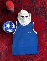 تاپ کلاه دار NIKE آبی سفید