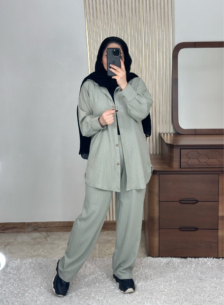 ست شومیز و شلوار سانیل