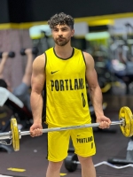 ست ورزشی portland زرد مشکی
