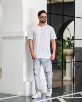 تی شرت مراکش یقه کوبایی