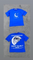 تیشرت طرح ماه شب رنگی