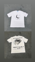 تیشرت طرح ماه شب رنگی