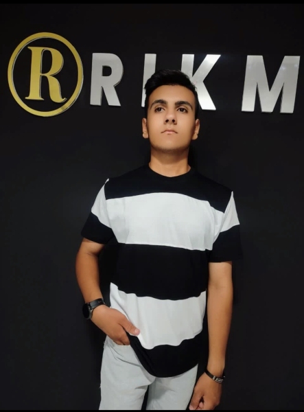 تیشرت رینگری رنگ مشکی مردانه