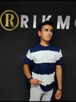 تیشرت رینگری رنگ سرمه ای مردانه