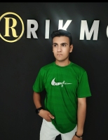 تیشرت نخ پنبه رنگ سبز مردانه