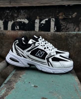 کتونی اسپرت سایز میانه NB 530 سفید مشکی