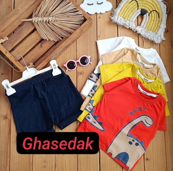 تیشرت شلوارک دایناسور