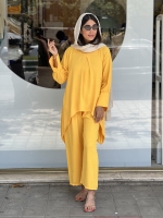 ست مانتو شلوار گوشواره ای