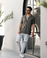 پیراهن پارچه کنفی خنک