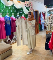 شلوار بگ لینن