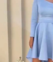 پیراهن رومی دنباله دار