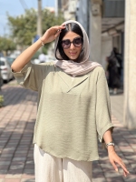 مانتو جلو بسته حصیری