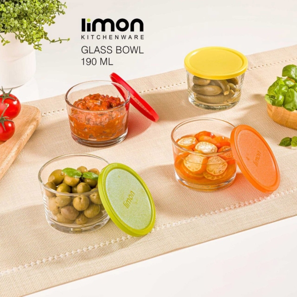 پیاله شیشه ای 190 میلی لیتر دربدار