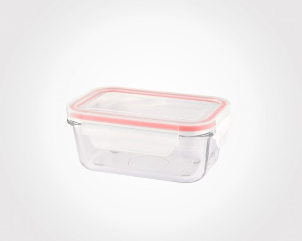 ظرف شیشه ای مستطیل 400 میلی لیتر