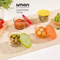 پیاله شیشه ای 190 میلی لیتر دربدار