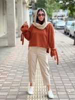 تدی یقه اسکی مچ بندی