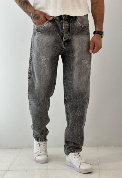 شلوار مام فیت رنگ زغالی 01 DSQUARED قد 103