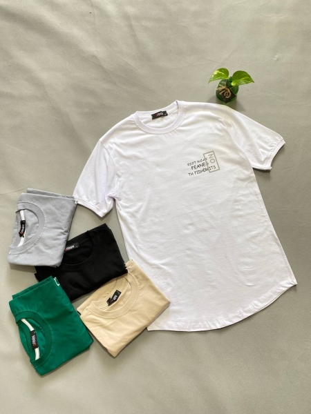 تی شرت نخ پنبه اندامی