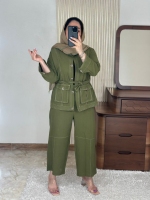 ست کت و شلوار بخیه دوزی