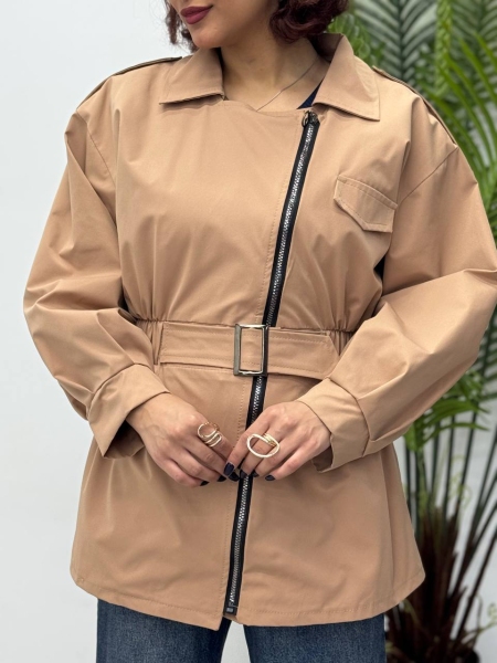 بارونی کمرش تمام زیپ