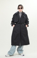 بارانی بلند کلاه دورس