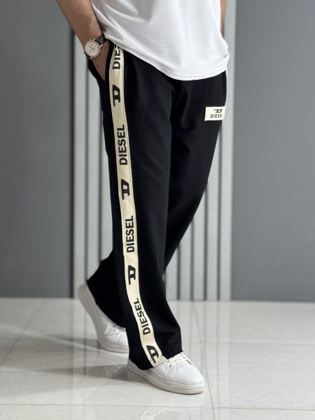 شلوار اسلش بگ گلکسی مشکی DIESEL (قد 107 سانت )