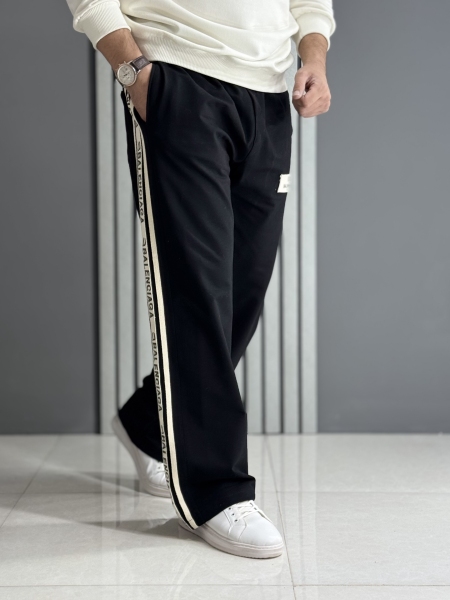 شلوار اسلش بگ گلکسی مشکی ( قد 110 سانت )