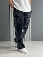 شلوار اسلش بگ مشکی کاستوم ( کمر کش قد 106 سانت )