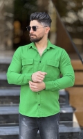 پیراهن کتان سبز