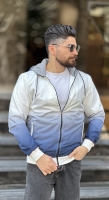 سویشرت سفید آبی