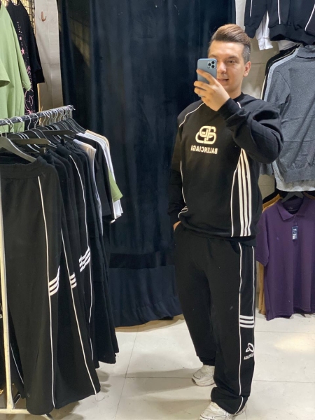 ست دورس سه نخ پنبه داخل کرک و شلوار بک دونخ پنبه گلکسی