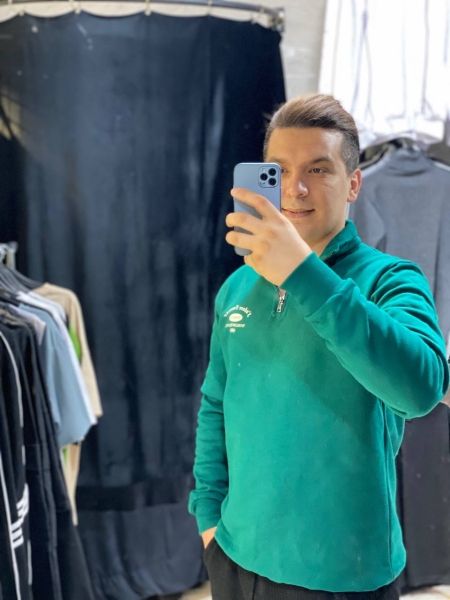 دورس نیم زیپ پنبه داخل کرک سه نخ