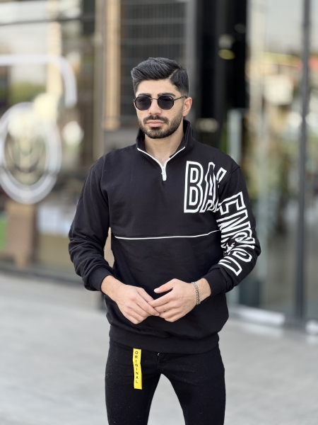 دورس سه نخ نیم زیپ Balenciaga مشکی