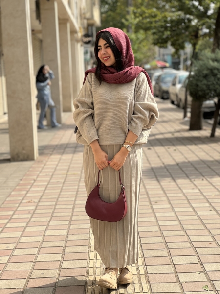 ست بافت کیمونو
