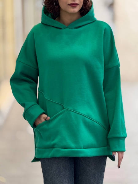 هودی جیب کج کلاهدار