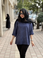 مانتو جلو بسته کبریتی کوتاه