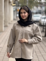 پالتو 2جیب ساده جلو دکمه