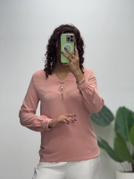 شومیز الیزه یقه7سگک دار