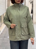 کت زیپ مخفی پایین 2جیب