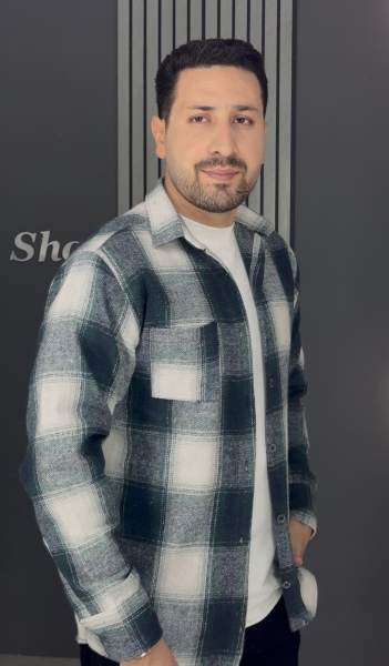 پیراهن پشمی سفید کله غازی