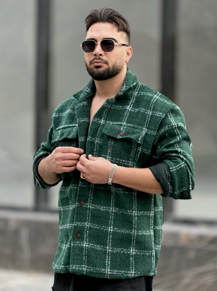 پیراهن پشمی Fendi سبز