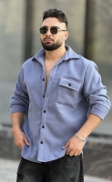 پیراهن پشمی RIKO آبی کد 4 B