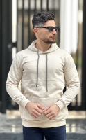 هودی ساده کرم روشن 3 نخ