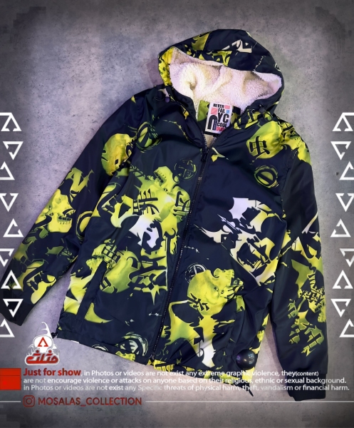 کاپشن ضد اب داخل خز