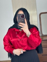 شومیز ساتن نارین