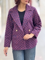 کت بغل هلال چهارخونه