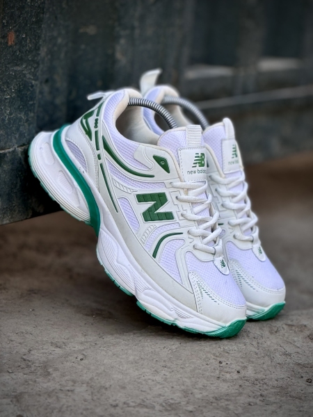 کتونی اسپرت نیوبالانس 990 سفید سبز