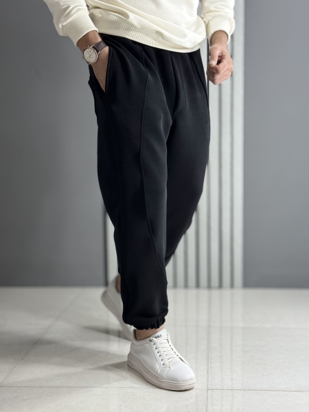 شلوار جاگر مشکی گرم بالا ضخیم ( قد 100 سانت )